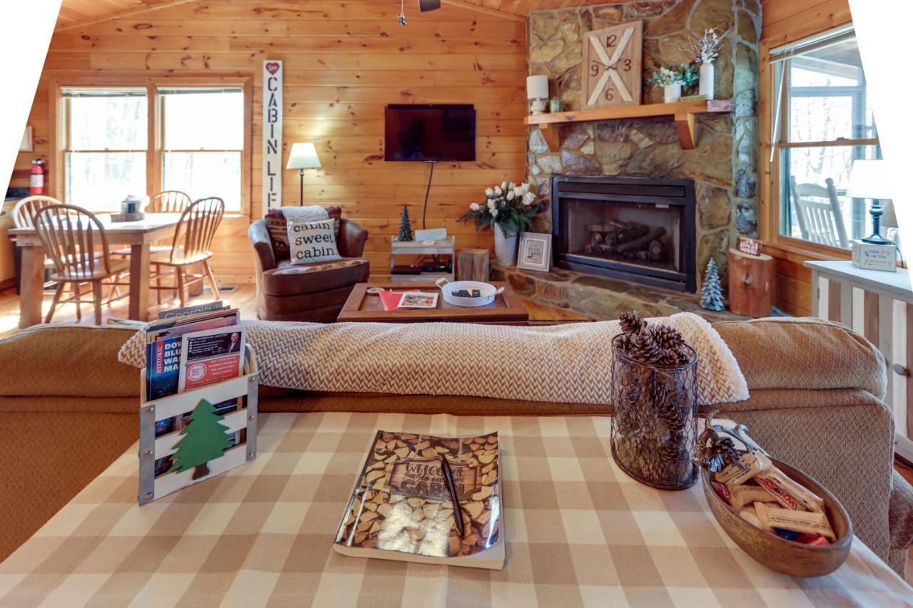 Blue Ridge Cozy Cabin In The Woods With Hot Tub! Extérieur photo
