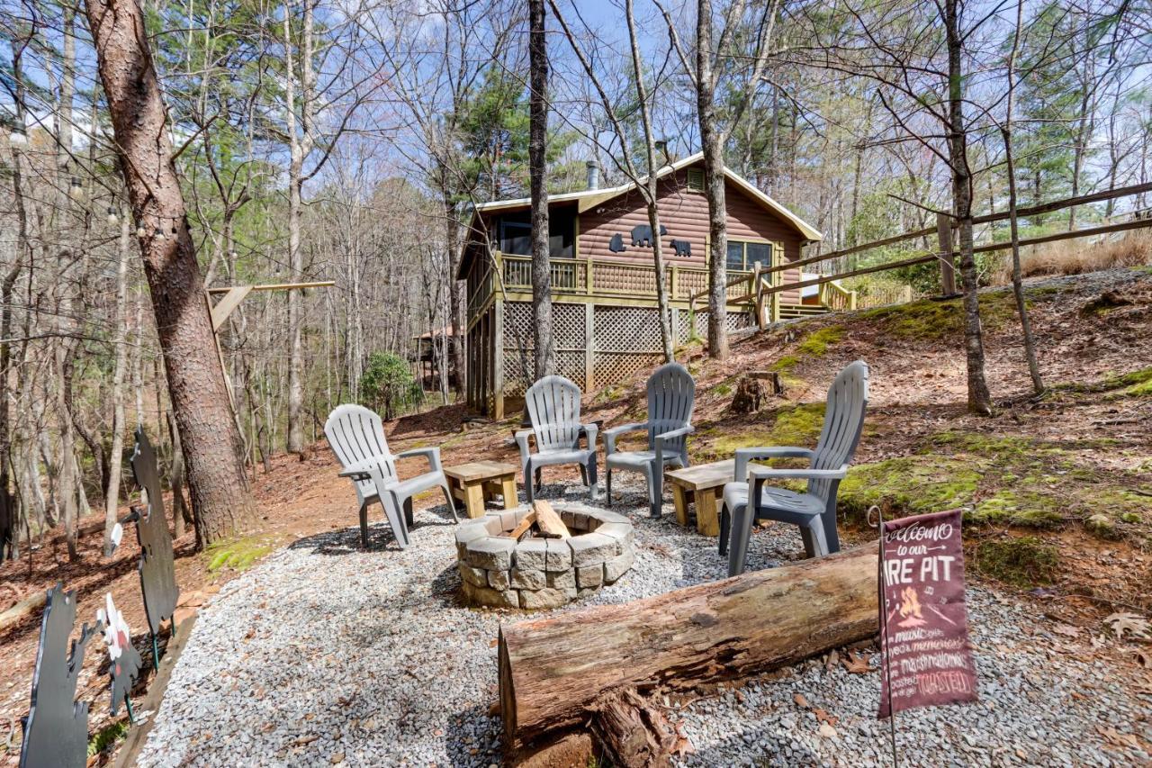 Blue Ridge Cozy Cabin In The Woods With Hot Tub! Extérieur photo