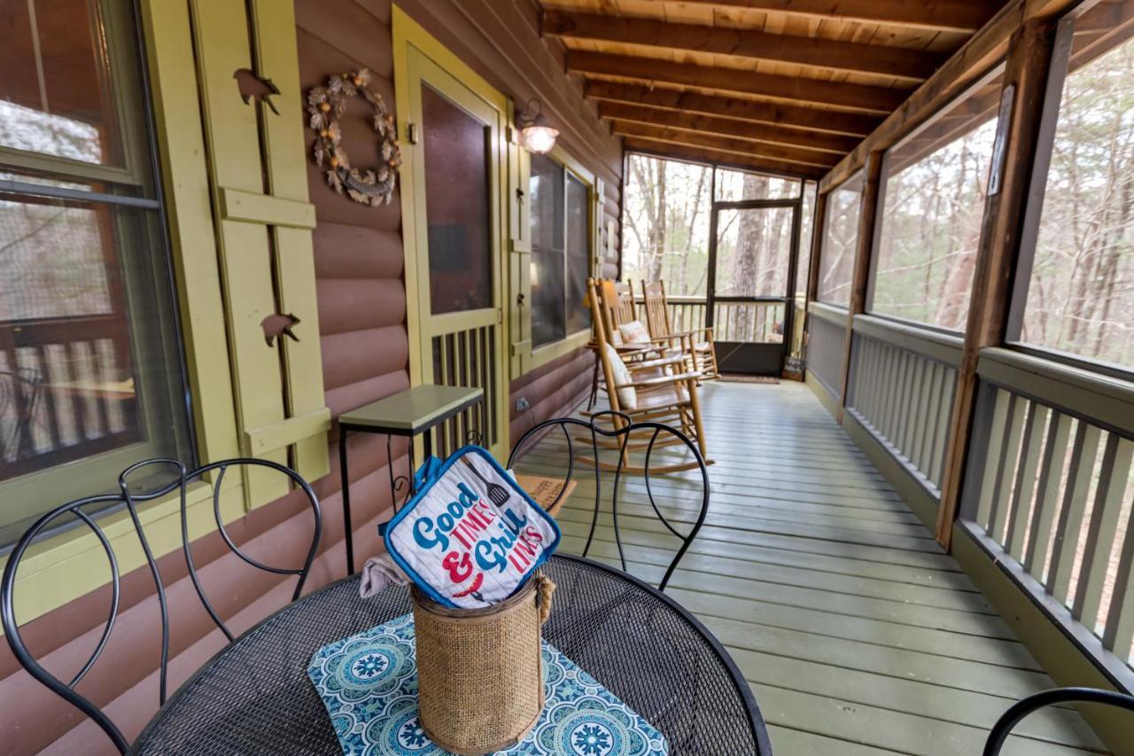 Blue Ridge Cozy Cabin In The Woods With Hot Tub! Extérieur photo