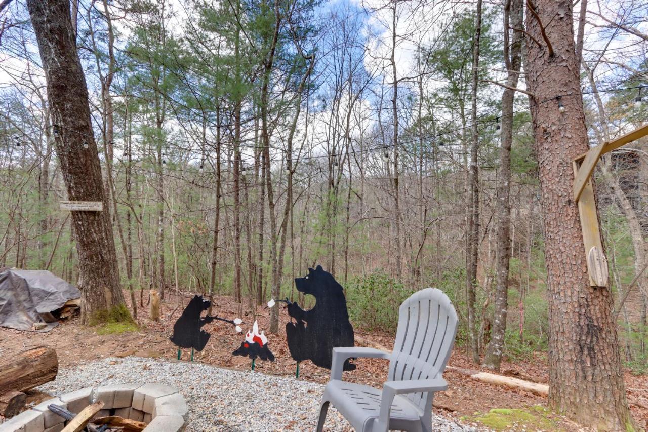 Blue Ridge Cozy Cabin In The Woods With Hot Tub! Extérieur photo