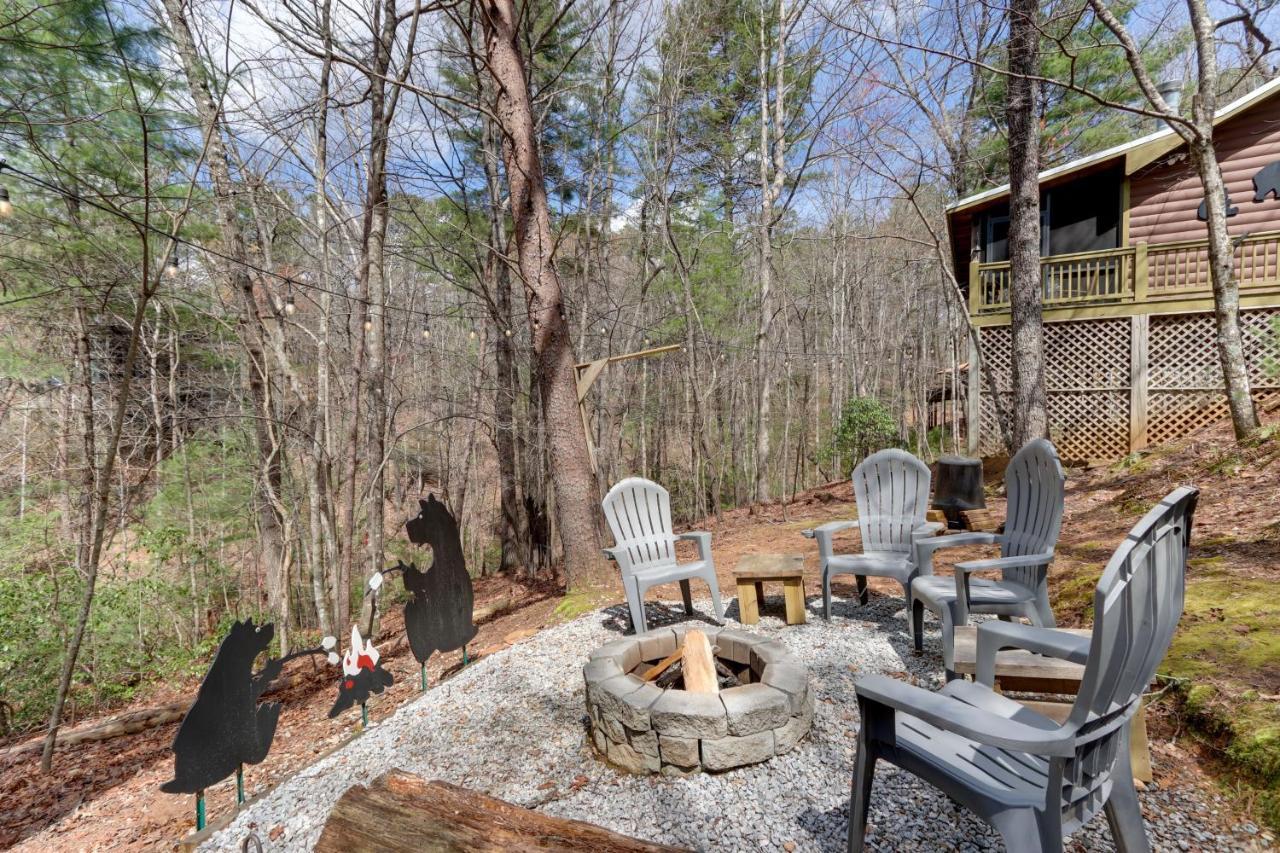 Blue Ridge Cozy Cabin In The Woods With Hot Tub! Extérieur photo